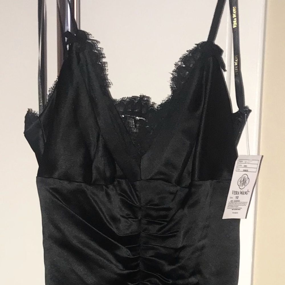 NEW Vera Wang Black Lace Evening Gown - Size 10